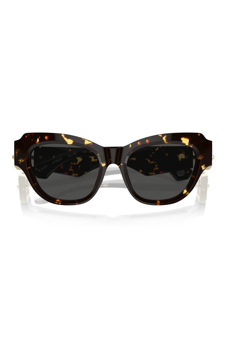 52mm Irregular Sunglasses, Main, color, DK HAVANA