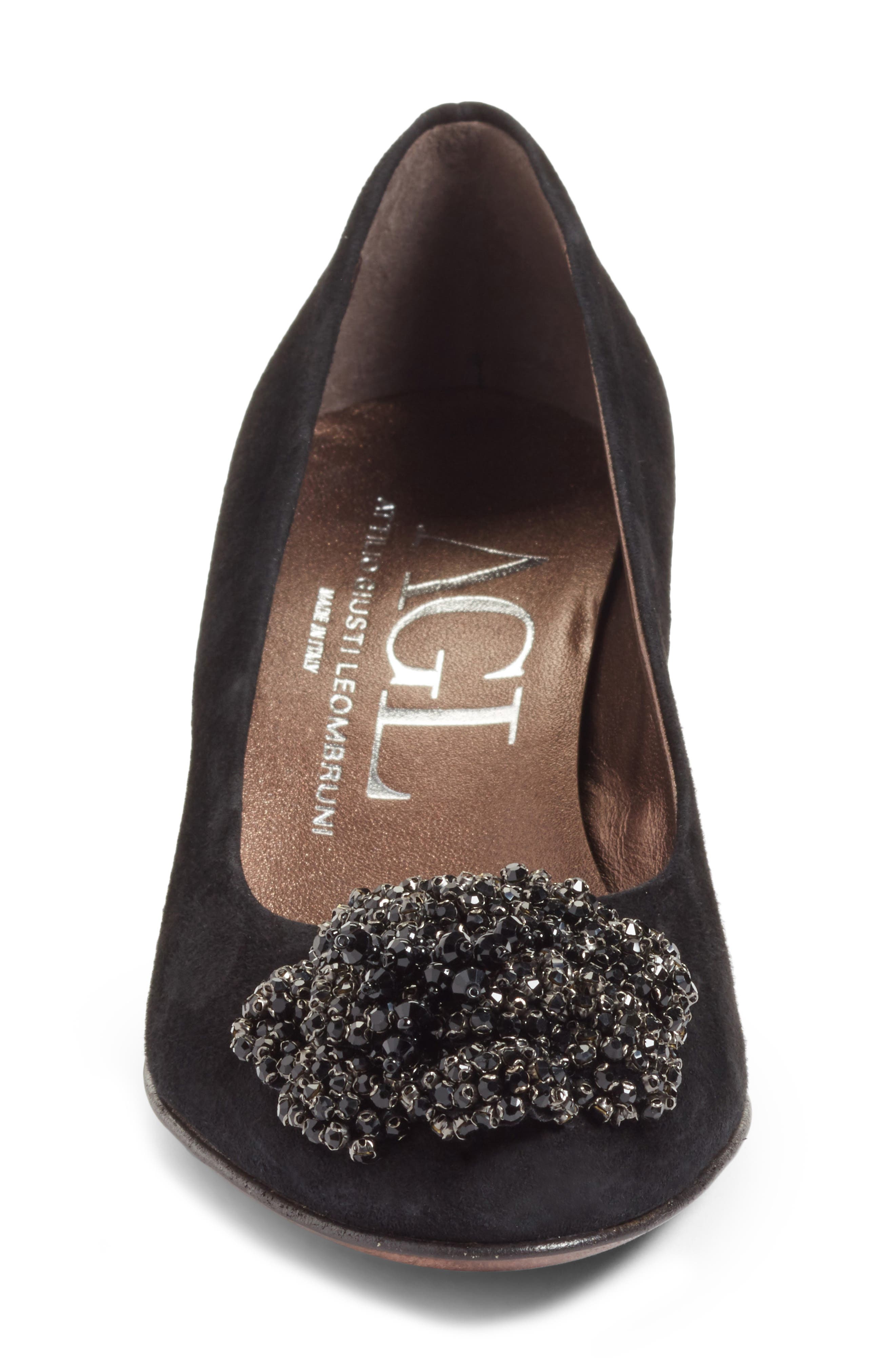 AGL Flower Beaded Pump, Alternate, color, 