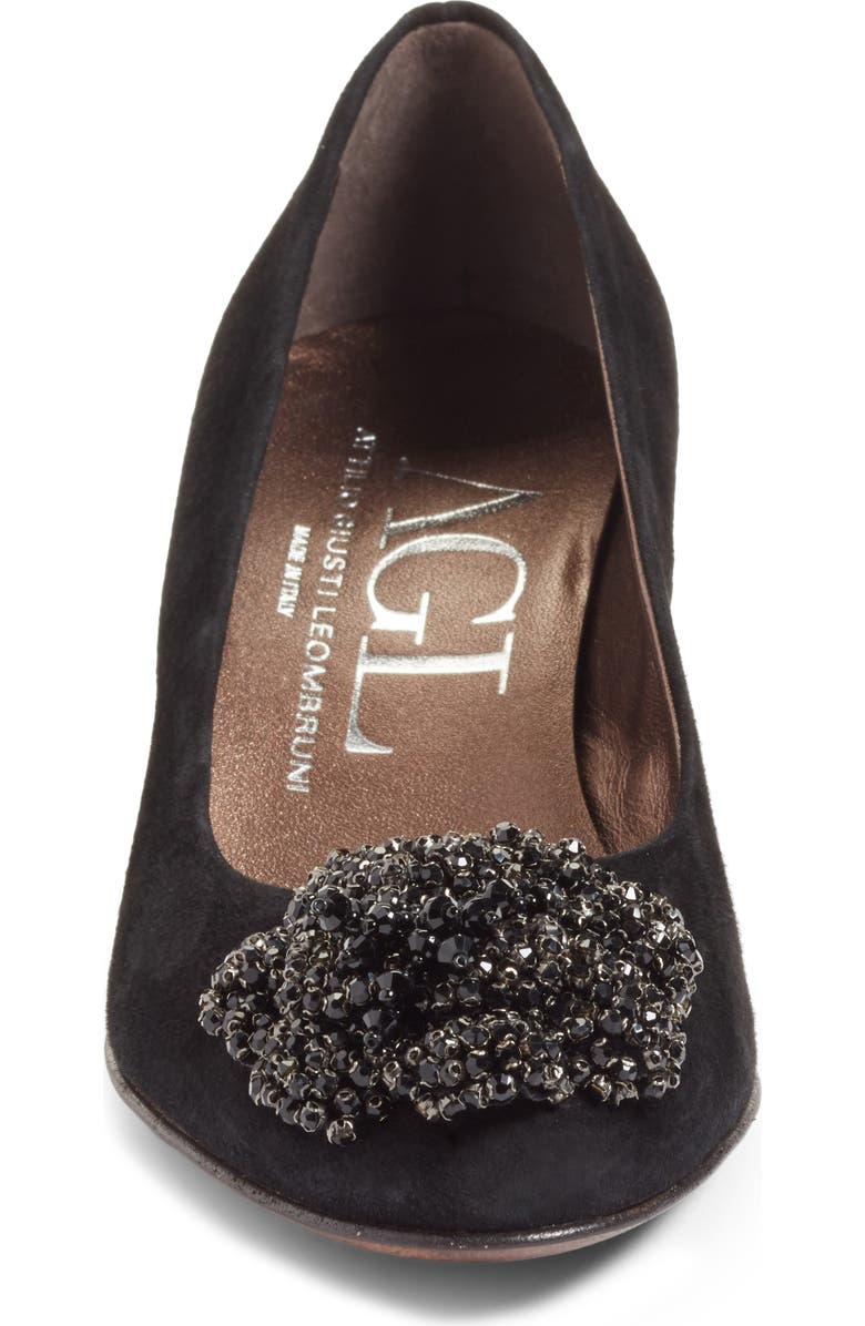 AGL Flower Beaded Pump, Alternate, color,