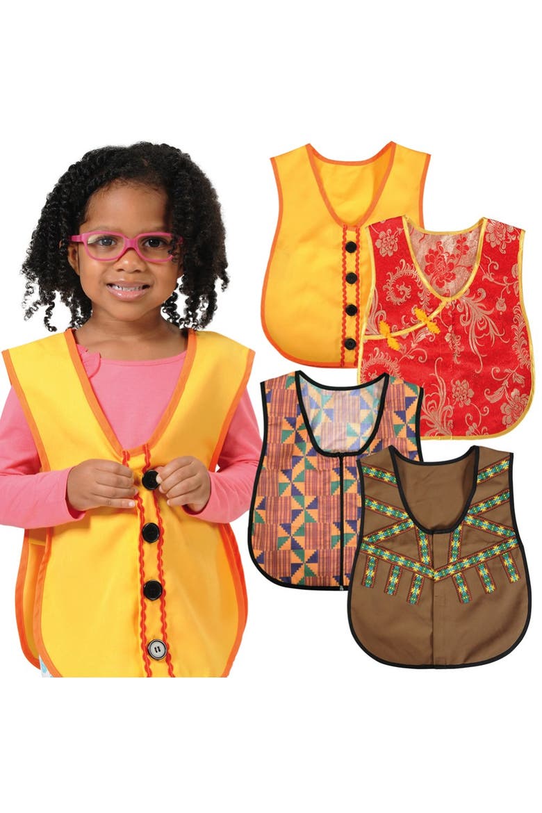 Dressing Vests - Set of 4, Main, color, Multicolored