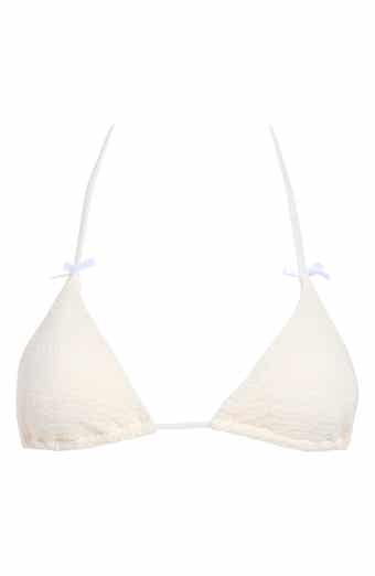 Palm Triangle Bikini Top