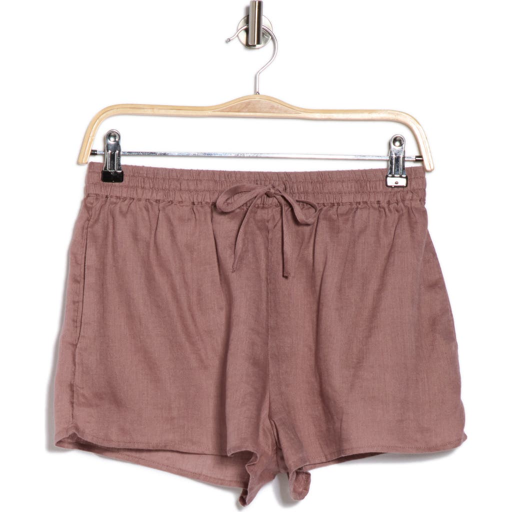 L*space Lspace Rio Linen Cover-up Drawstring Shorts