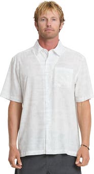 Quiksilver Waterman Paradise Bay Short Sleeve Shirt