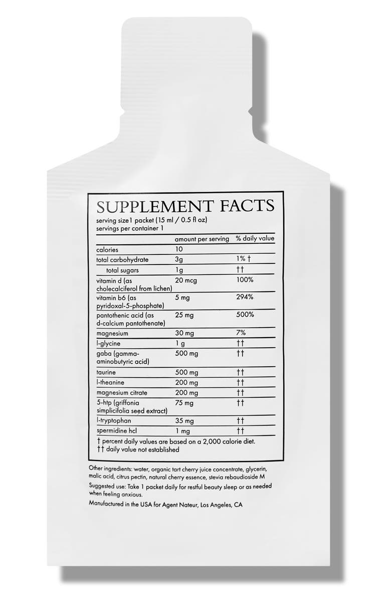 Agent Nateur Calm (Beauty) Spermidine & Taurine Dietary Supplement, Alternate, color, 