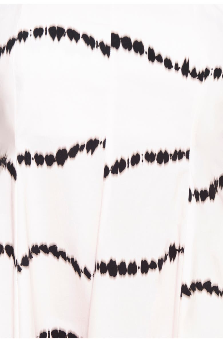 The Lulo Project Sea Stretch Cotton Midi Dress, Alternate, color, Beige Waves