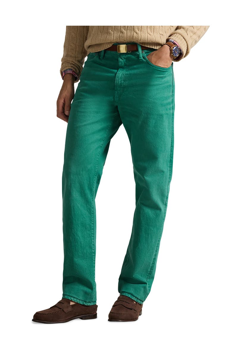 Polo Ralph Lauren Big & Tall Varick Slim-Fit Straight-Leg Jeans, Main, color, New Meadow