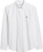 Nordstrom Sailboat Emblem Cotton Button-Down Oxford Shirt