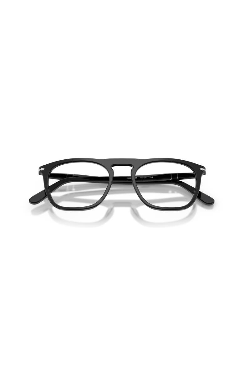53mm Square optical glasses, Alternate, color, Black