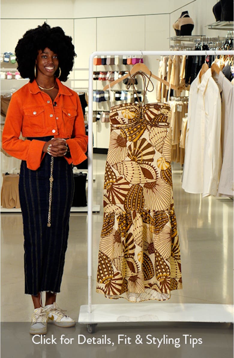 Shell Mix Sand Linen Dress