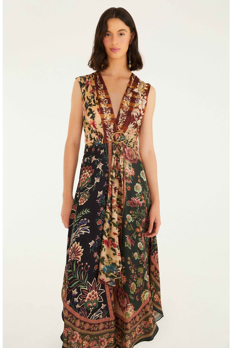 Winter Garden Mix Sleeveless Sundress, Alternate, color, WINTER GARDEN MIX