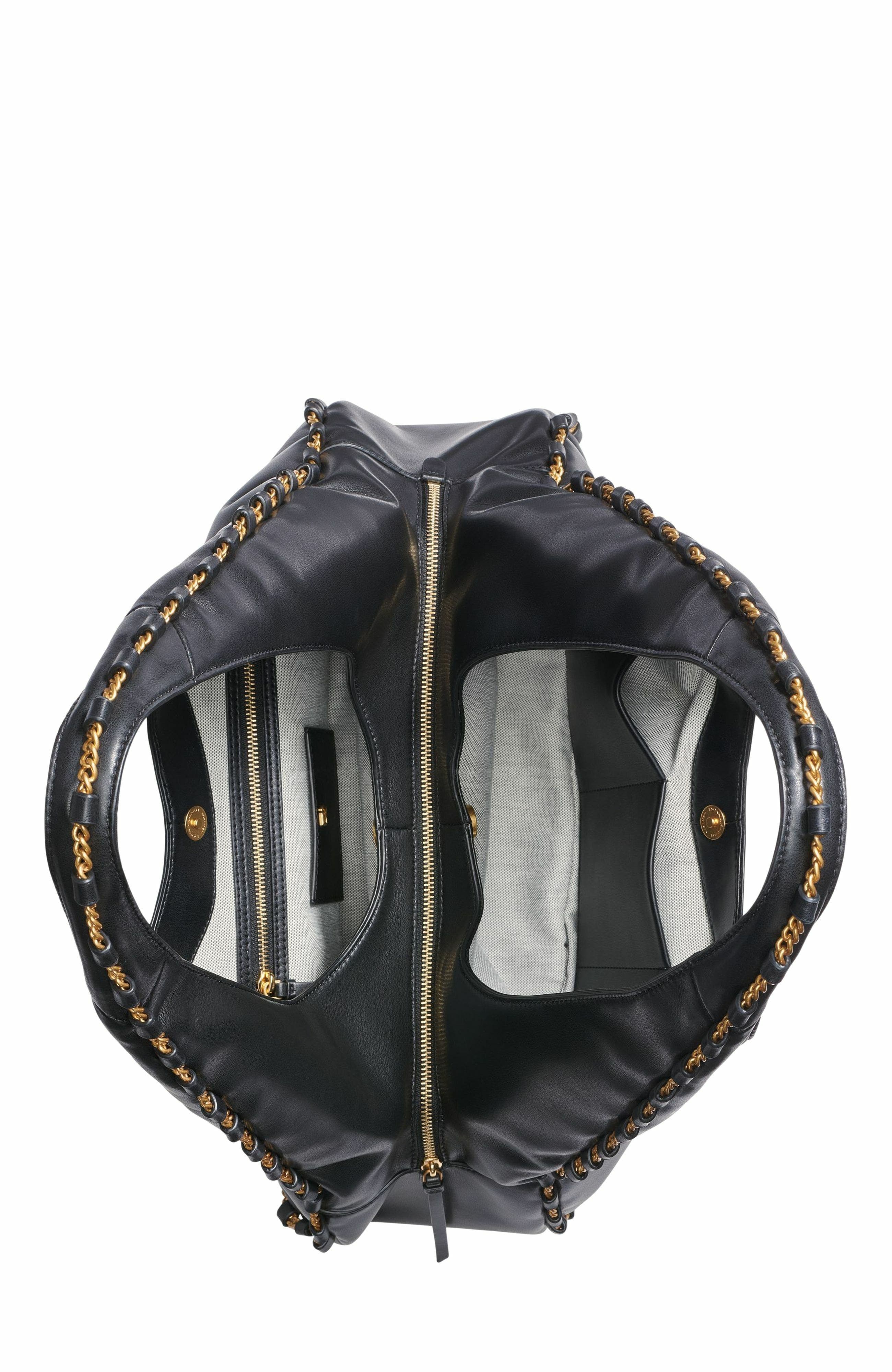 Donna Karan New York Batiste Shoulder Bag, Alternate, color, Black/Gold