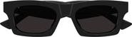 Bottega Veneta 51mm Rectangular Sunglasses