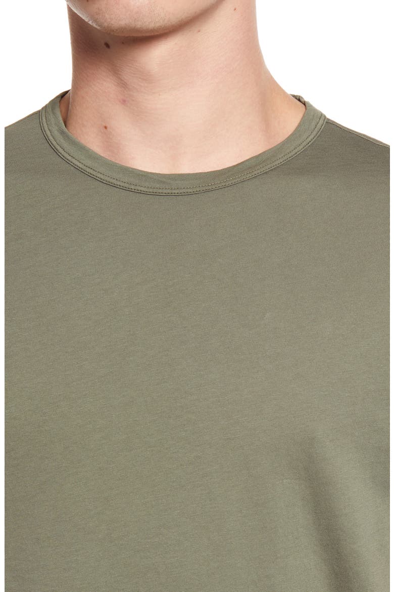 Ice Touch Cotton T-Shirt, Alternate, color, OLIVE NIGHT
