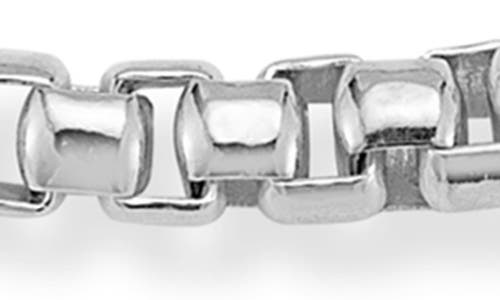 Yield Of Men Round Box Chain Bracelet In Metallic