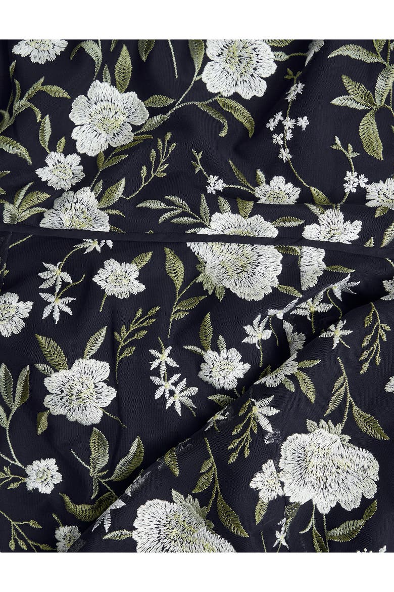 Lois Embroidered Dress, Alternate, color, Midnight Yellow