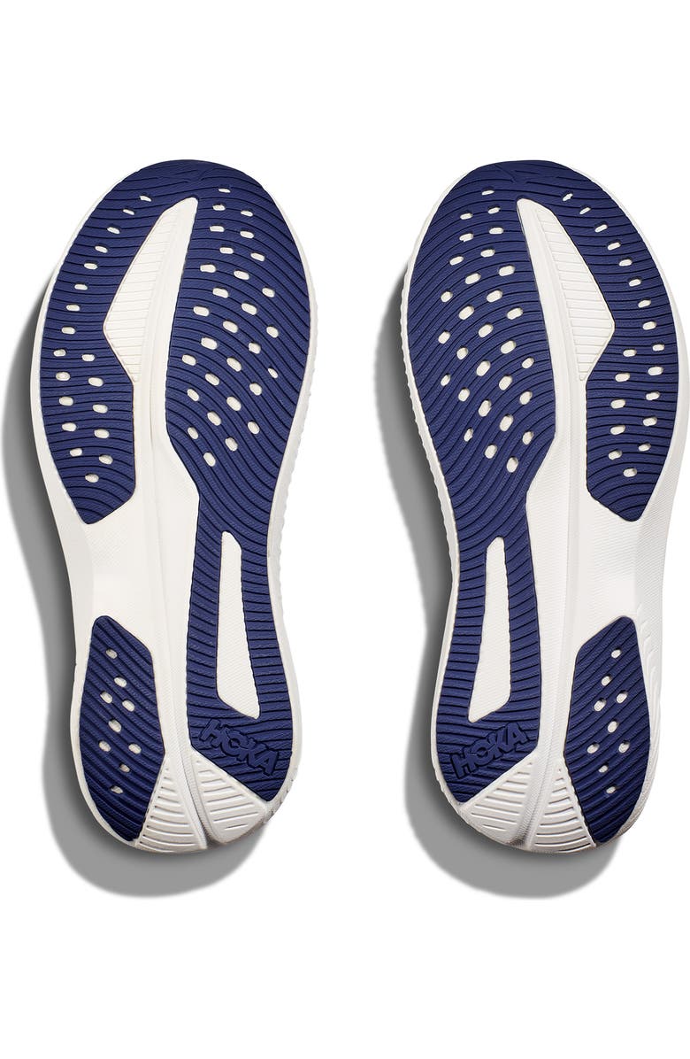 HOKA Kids' Mach 6 Running Shoe, Alternate, color, Lettuce / Bellwether Blue
