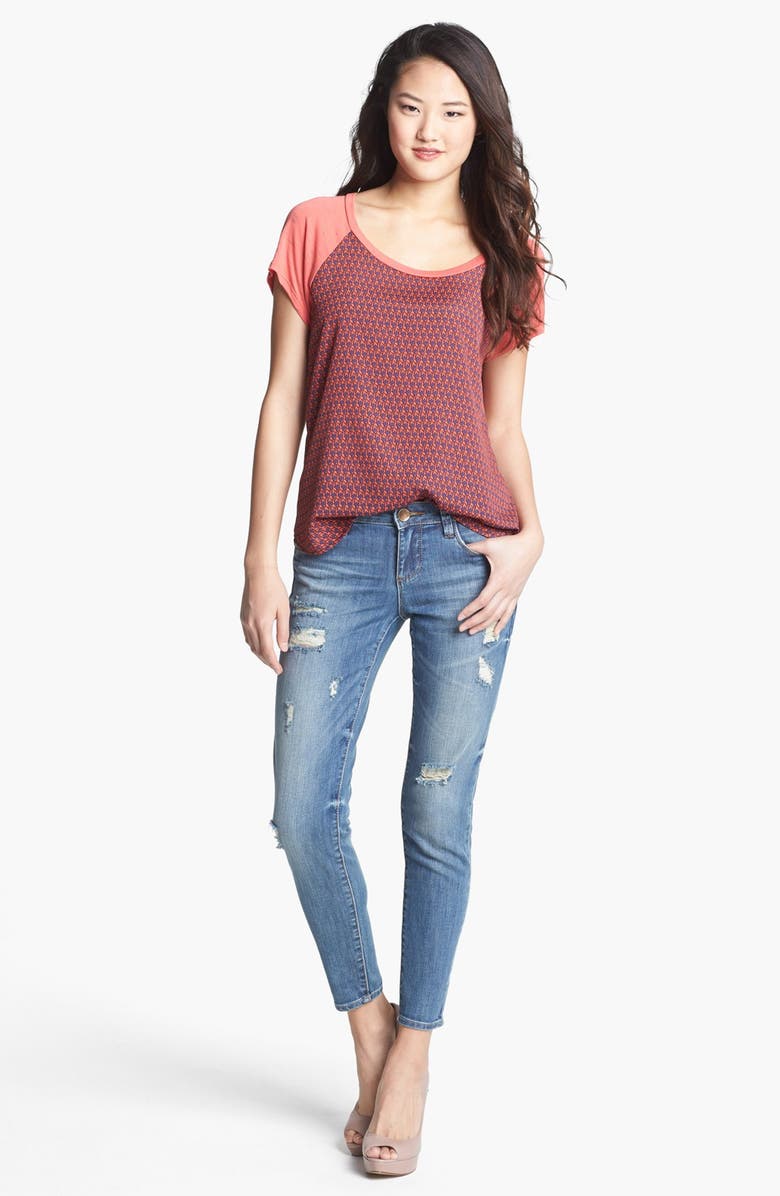 KUT from the Kloth 'Brigitte' Skinny Ankle Jeans, Alternate, color, 