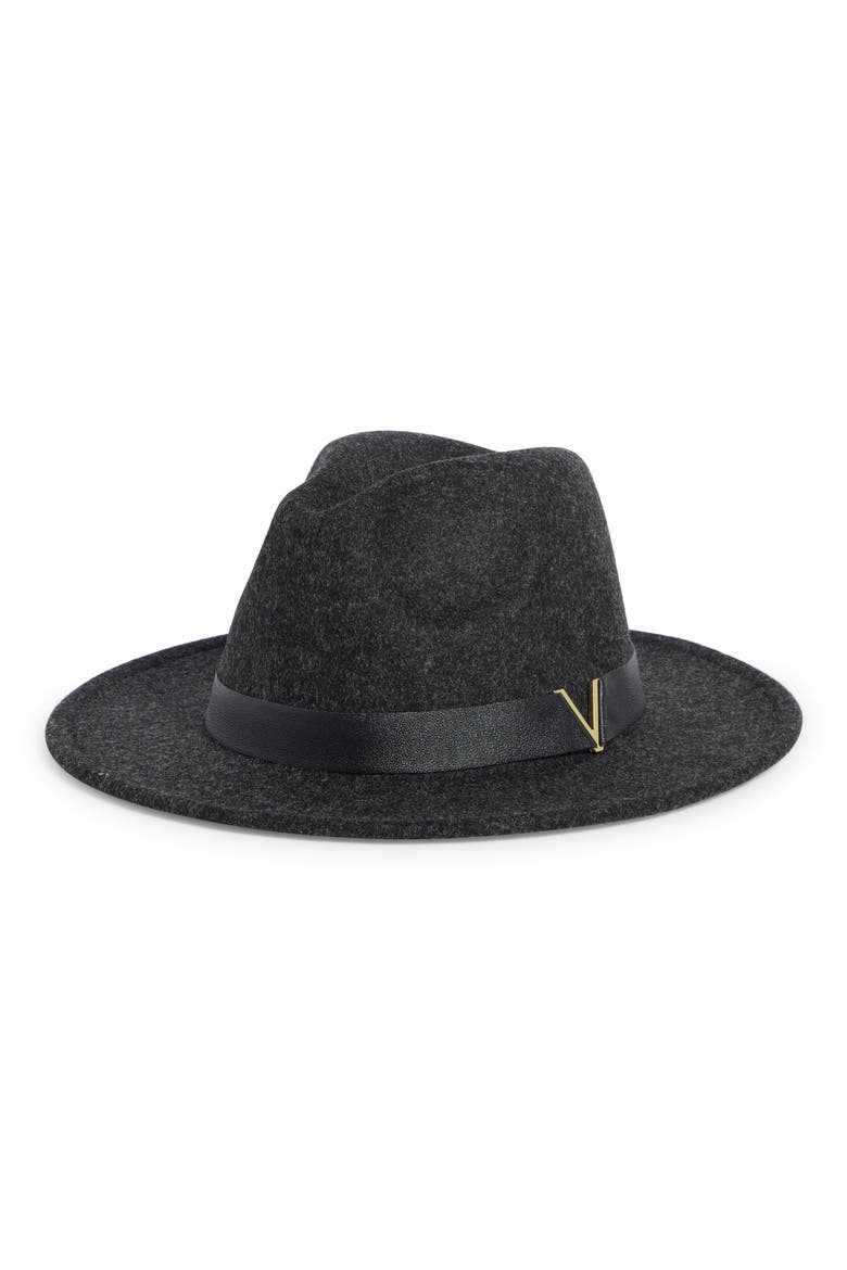 Logo Hardware Panama Hat, Main, color, BLACK