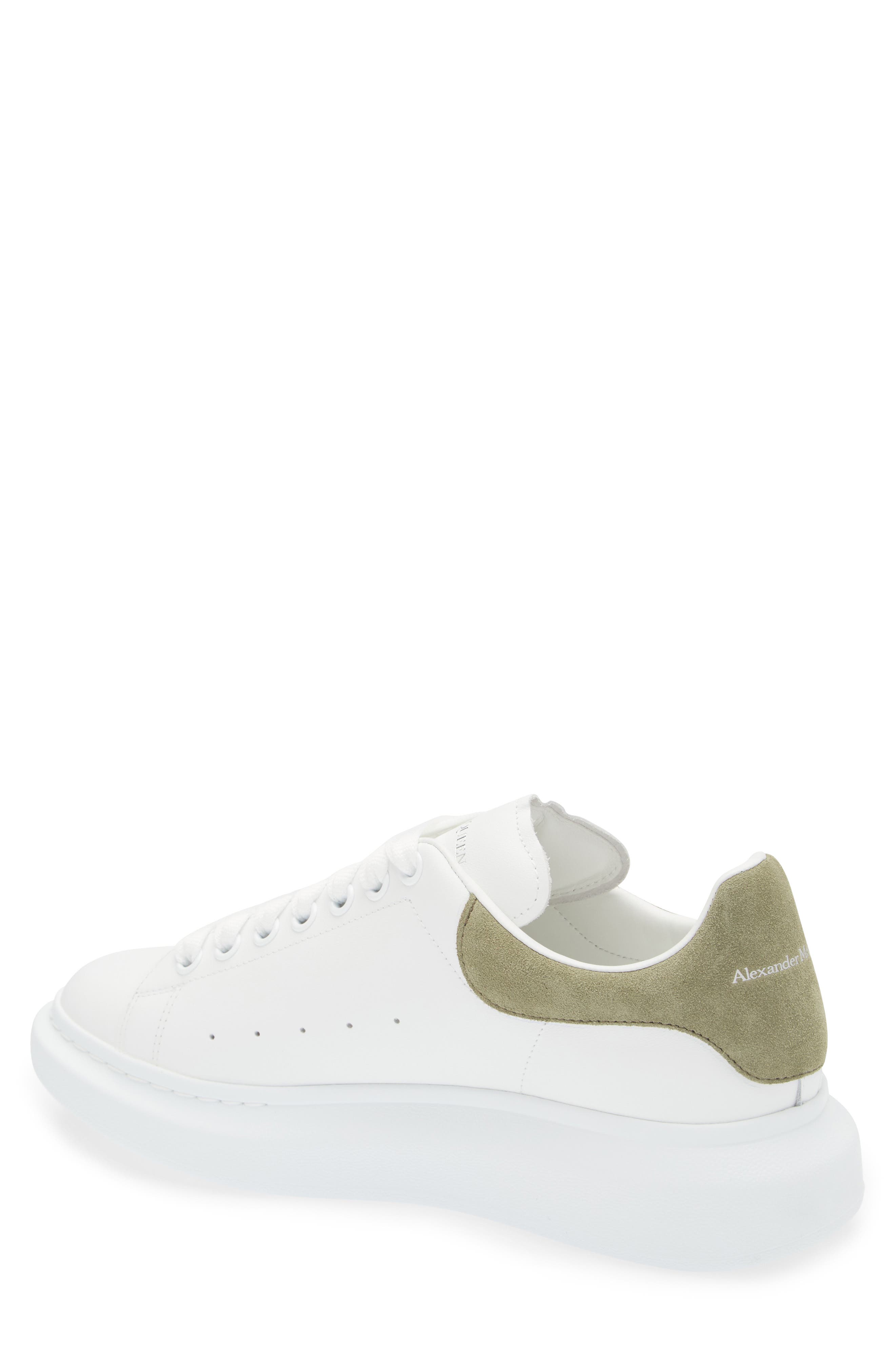 McQueen Oversize Sneaker, Alternate, color, Ivory