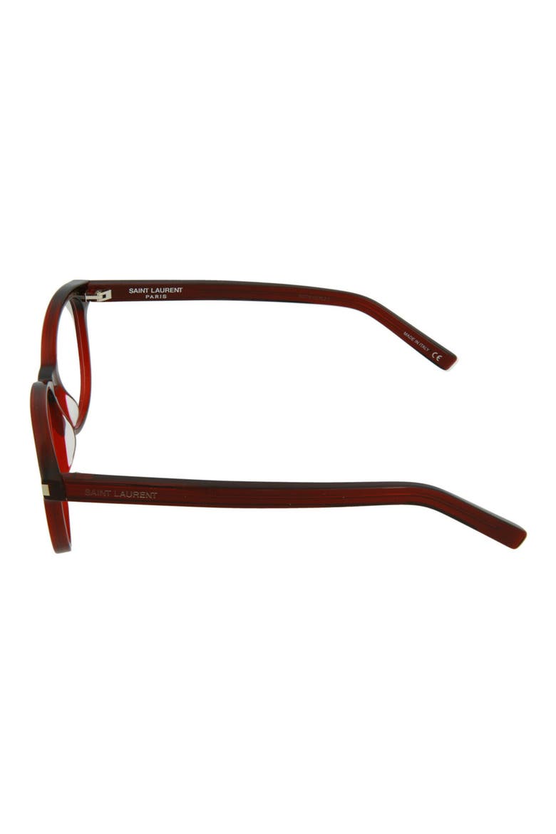 51mm Cat Eye Optical Frames, Alternate, color, SHINY PALISSANDRE/ TRN