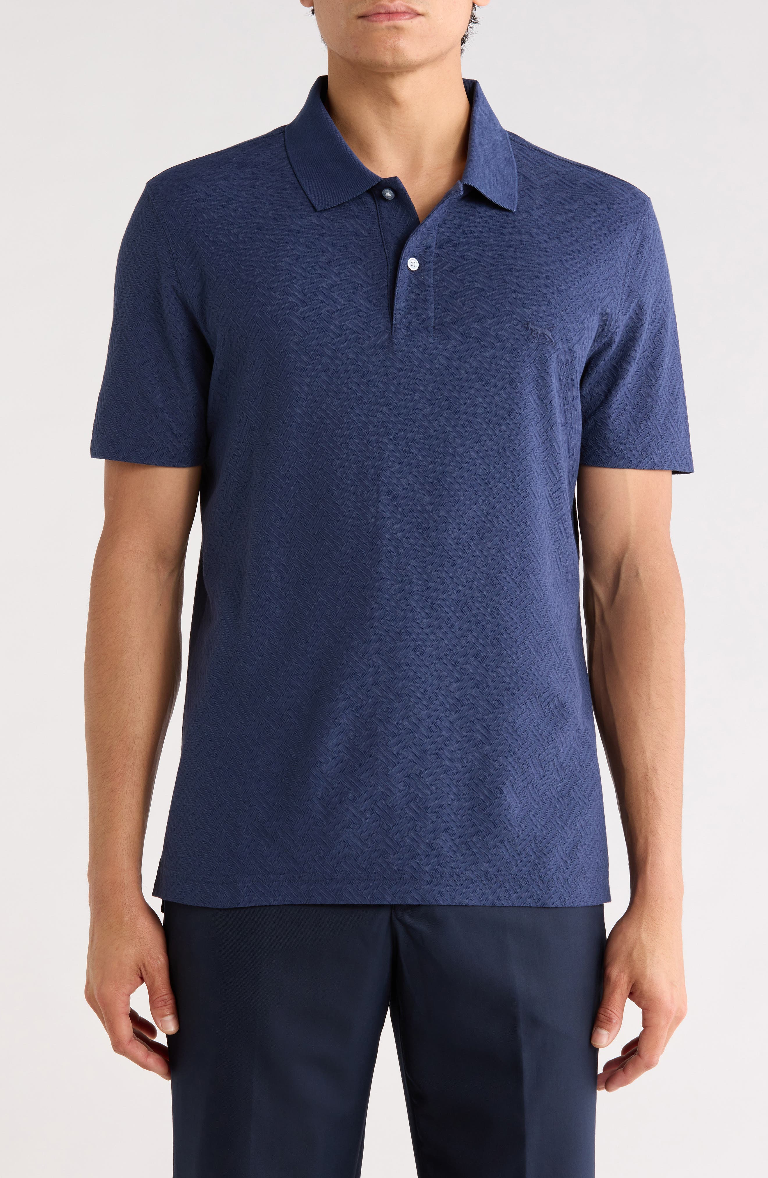 Rodd & Gunn Reimers Lane Sports Fit Cotton Jacquard Polo
