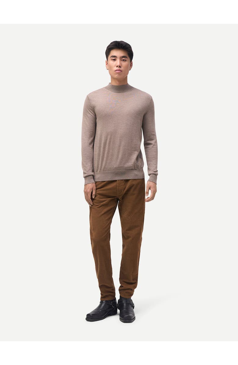 Gobi Cashmere Men Cashmere Silk High Neck Sweater, Alternate, color, Timber Wolf