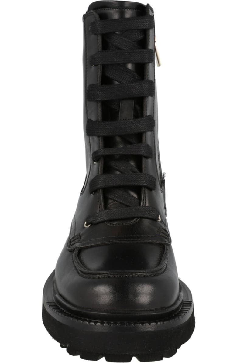FERRAGAMO Leather Combat Boot, Alternate, color,