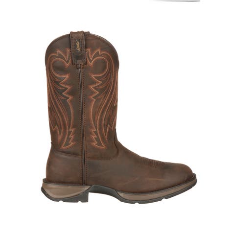 Chocolate Pullon Western Boot