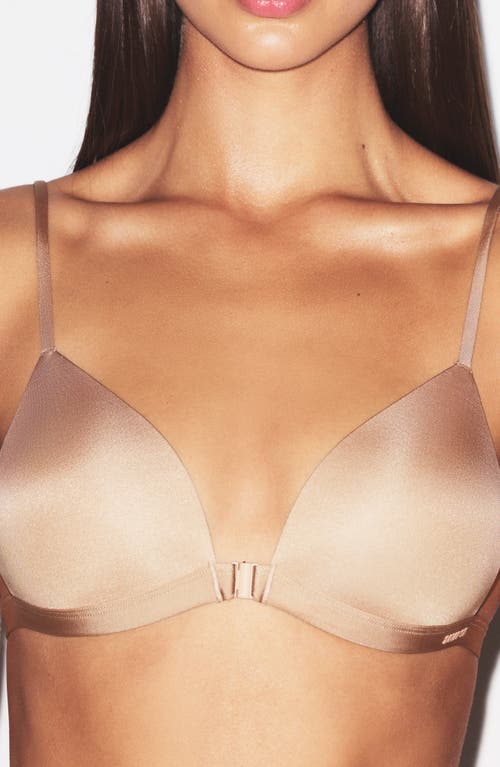 Skims Wireless Form Triangle Bra In Neutral