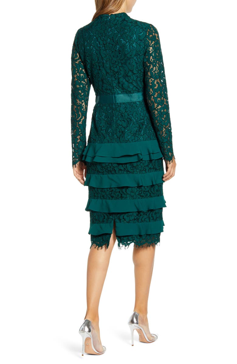 Rachel Parcell Long Sleeve Lace Dress, Alternate, color,