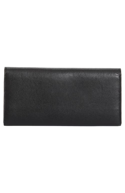 Totême Toteme T-lock Croc Embossed Leather Wallet