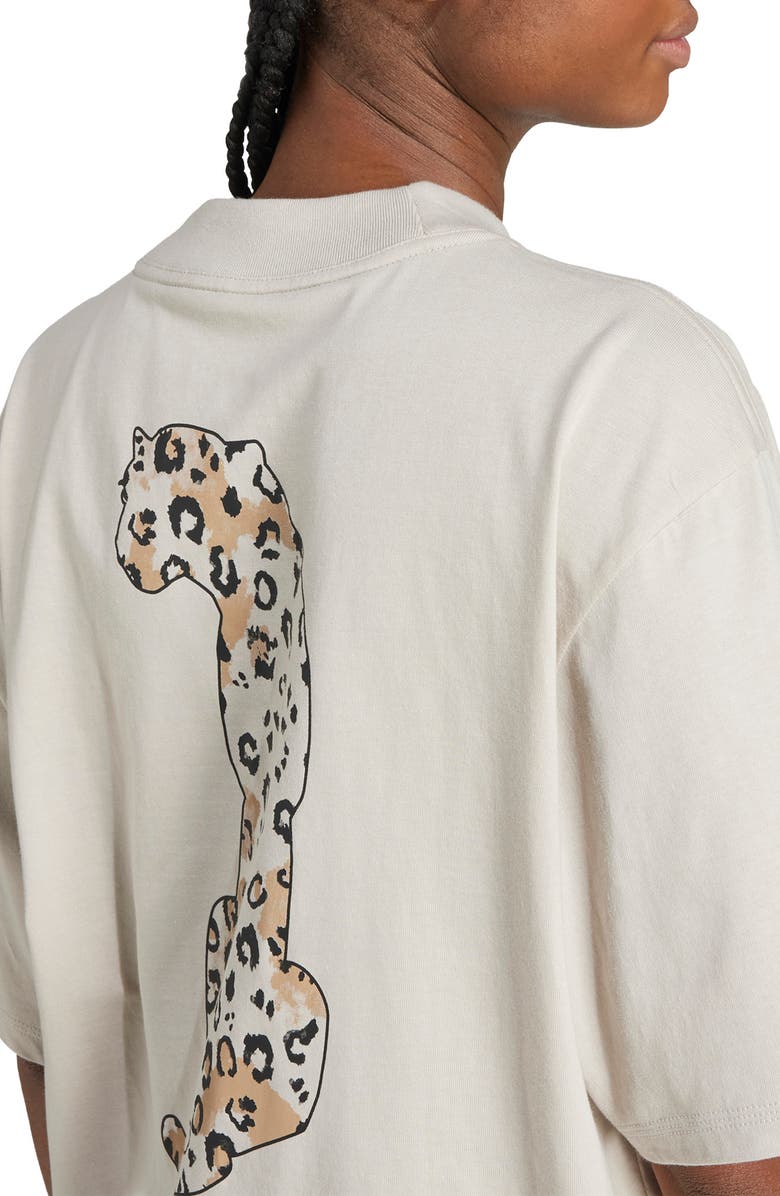 adidas Animal Graphic T-Shirt, Alternate, color, Wonder Alumina