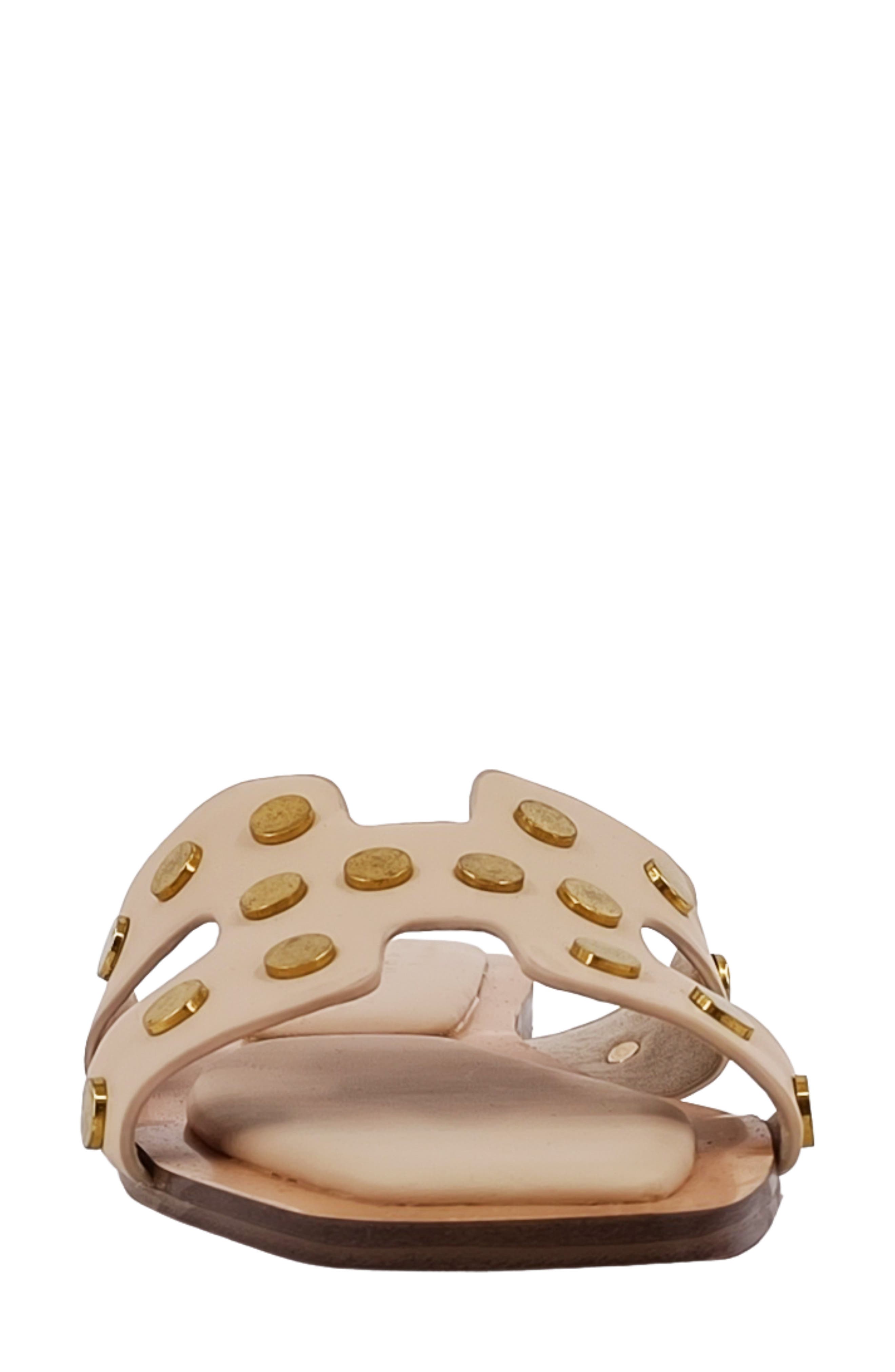Donatella Slide Sandal, Alternate, color, NUDE