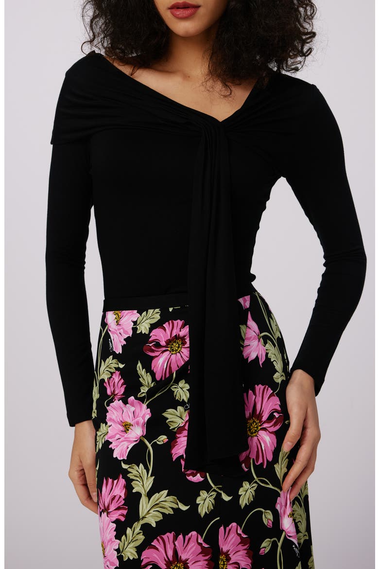 Twila Asymmetric Top, Main, color, BLACK