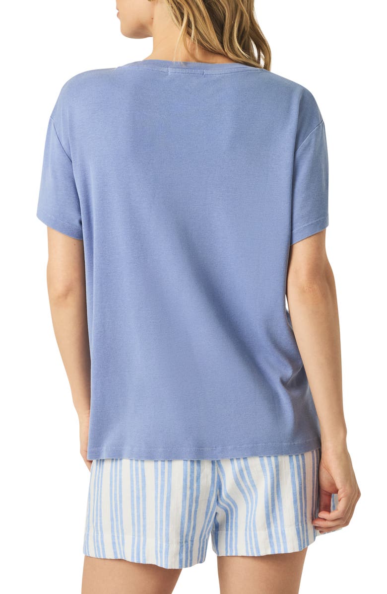 Splendid Coastal Cool Cotton Blend Graphic T-Shirt, Alternate, color, Sunshine Beach