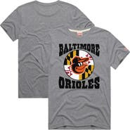 Homage Men's Homage Gray Baltimore Orioles Hyper Local Tri-Blend T-Shirt