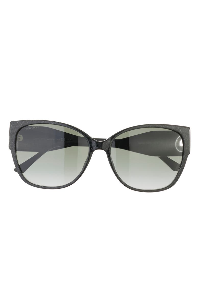 Jimmy Choo 58mm Shays Rectangle Sunglasses, Main, color, 