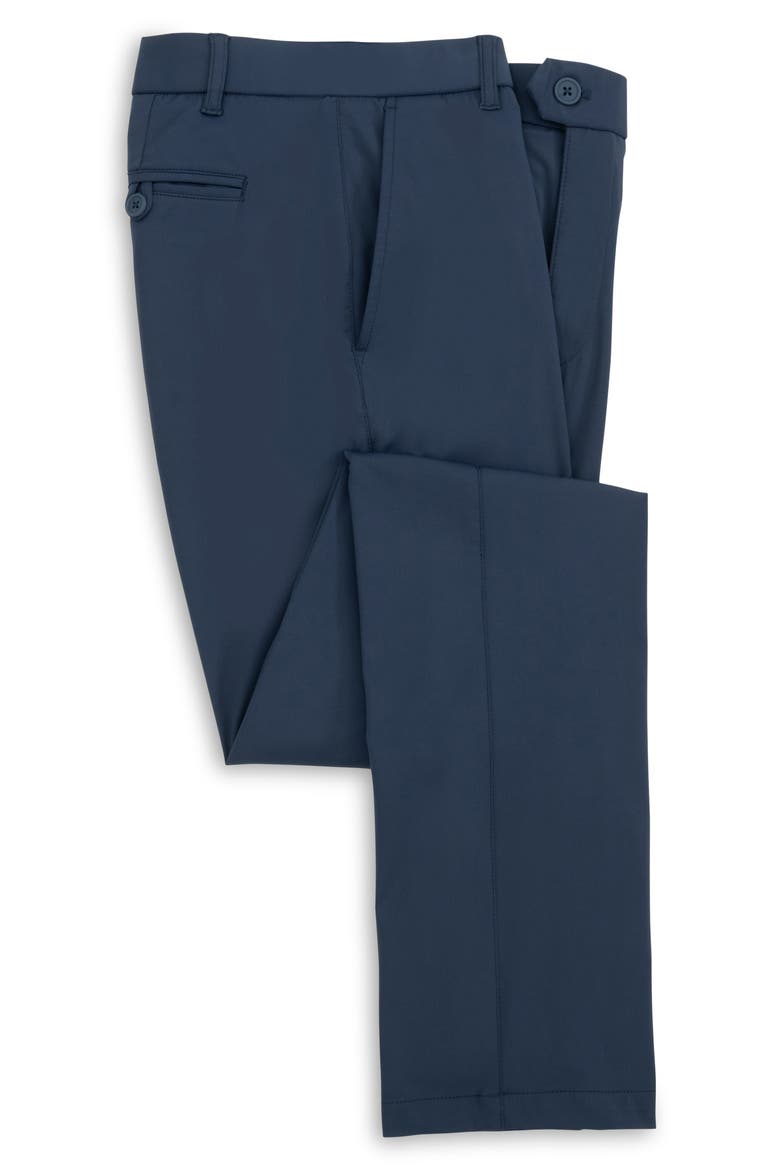 Sono Flat Front Stretch Chinos, Alternate, color, MIDNIGHT