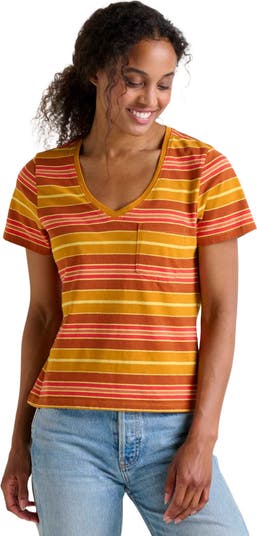 Toad & Co Women's Grom V-Neck Short Sleeve Shirt | Nordstrom