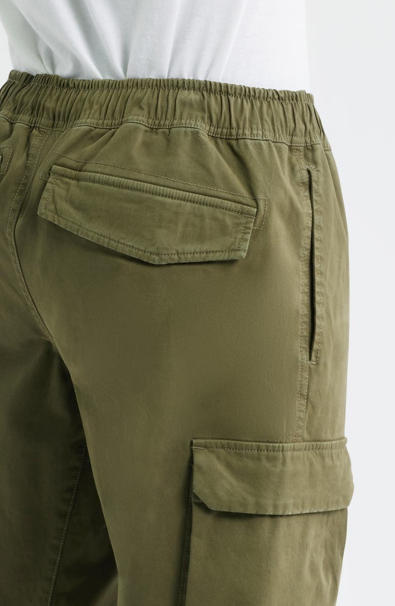 Rails Jaiden Cotton Drawstring Cargo Pants, Alternate, color, True Olive