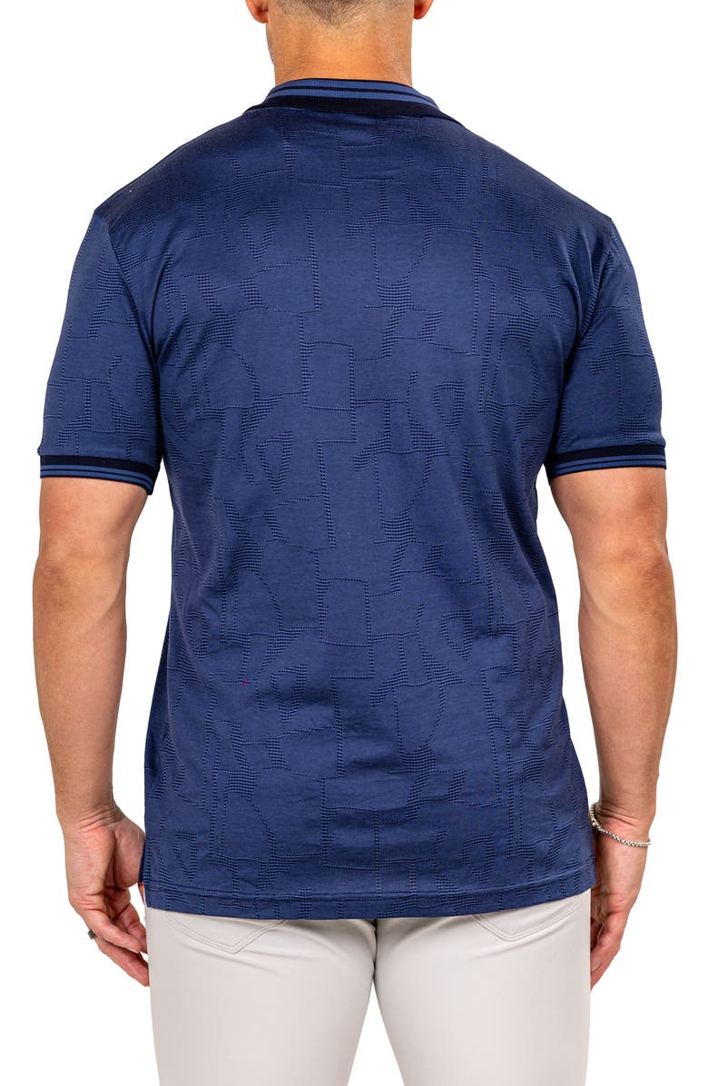Maceoo Marthy Blue Polo, Alternate, color,