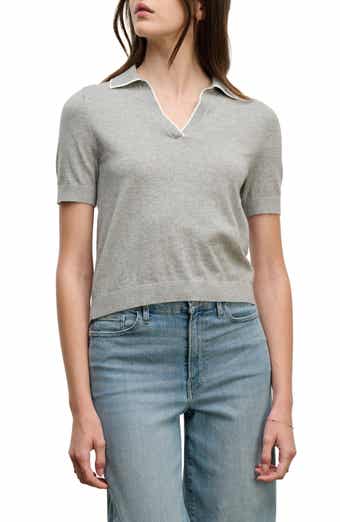 Abela Cotton & Cashmere Sweater Polo