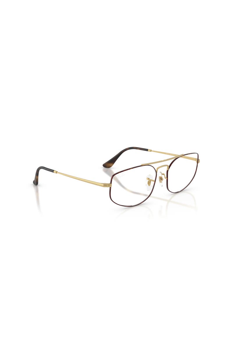 56mm Irregular optical glasses, Alternate, color, Tortoise Light