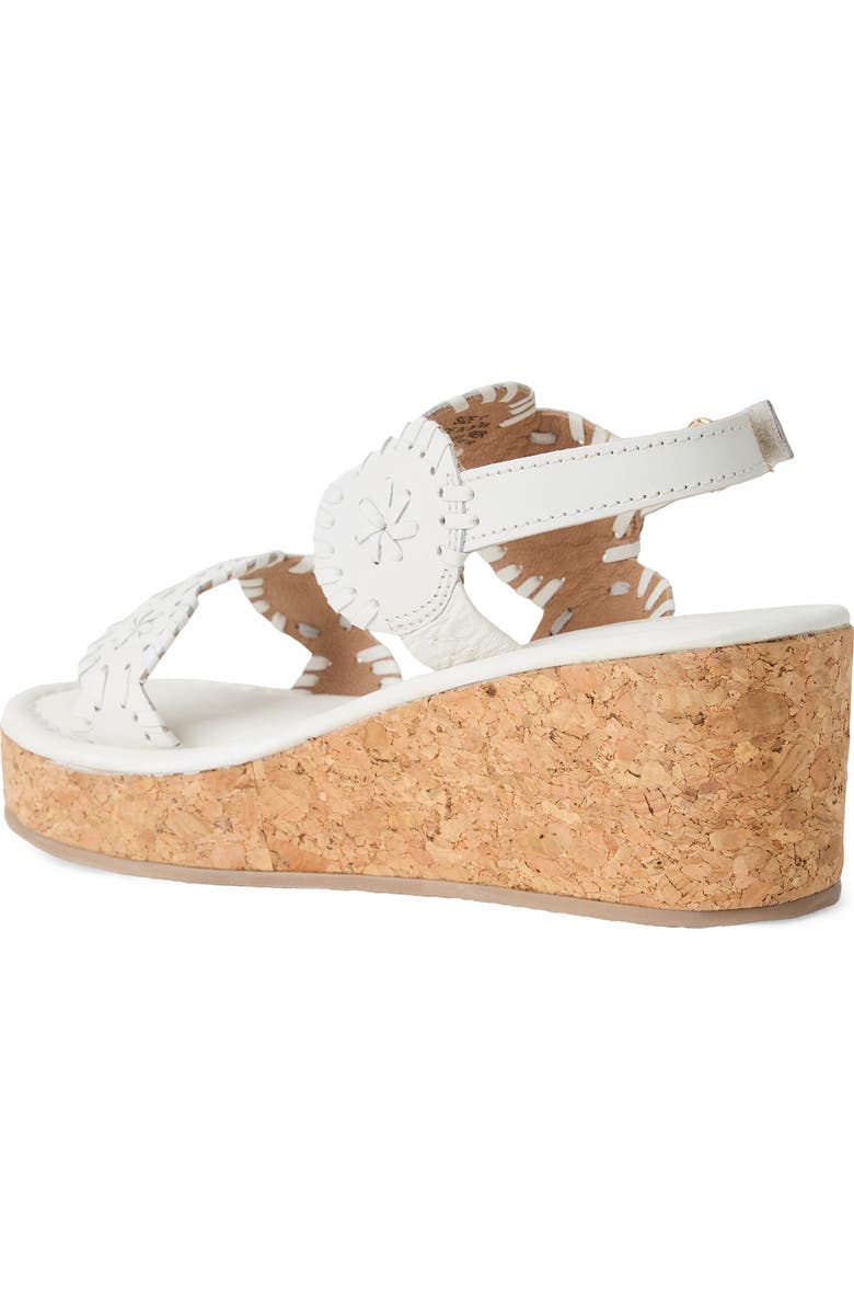 Jack Rogers Kids' Lauren Slingback Platform Wedge Sandal, Alternate, color, White