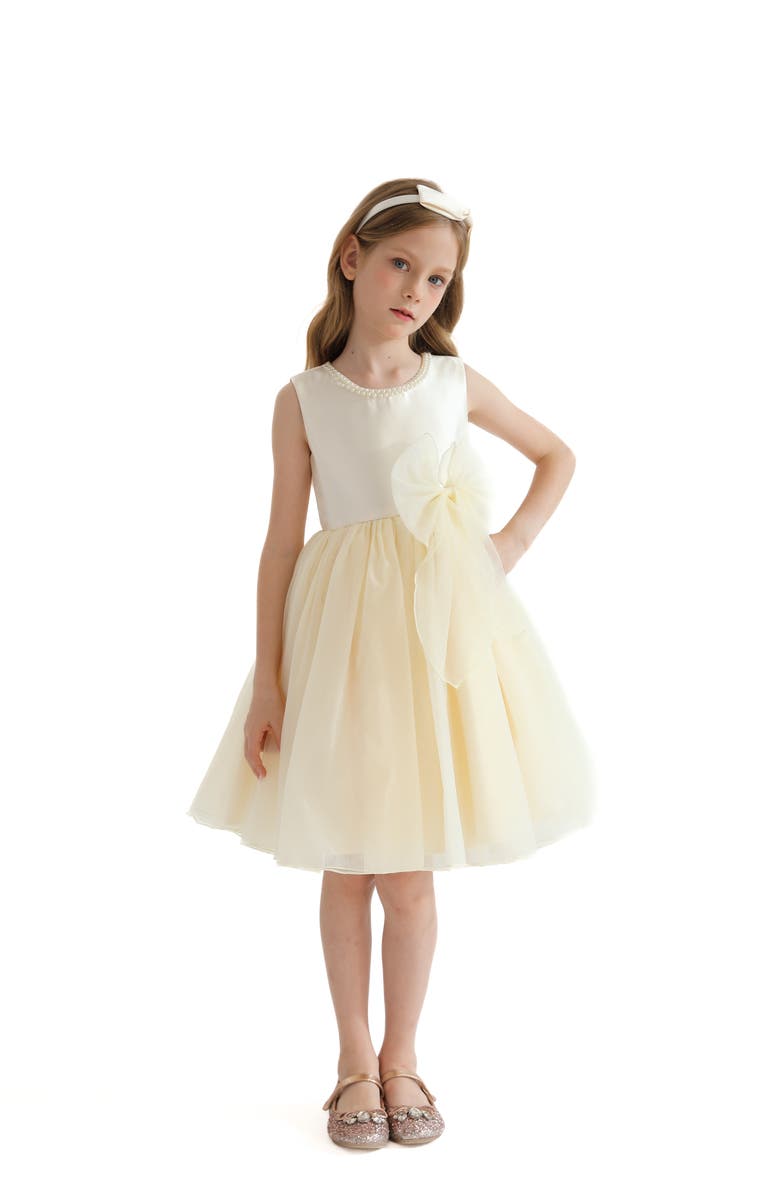 Tulleen Felice Dress, Main, color, Champagne