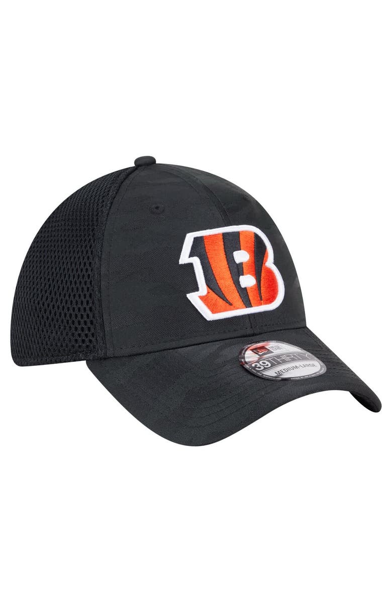 New Era Men's New Era Black Cincinnati Bengals Active Camo 39THIRTY Flex Hat, Alternate, color, Black