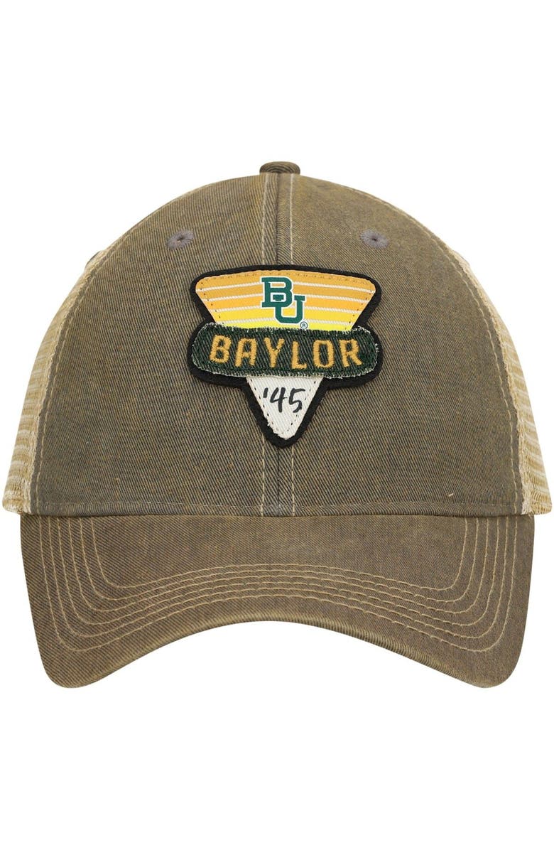 LEGACY ATHLETIC Men's Gray Baylor Bears Legacy Point Old Favorite Trucker Snapback Hat, Alternate, color, Gray