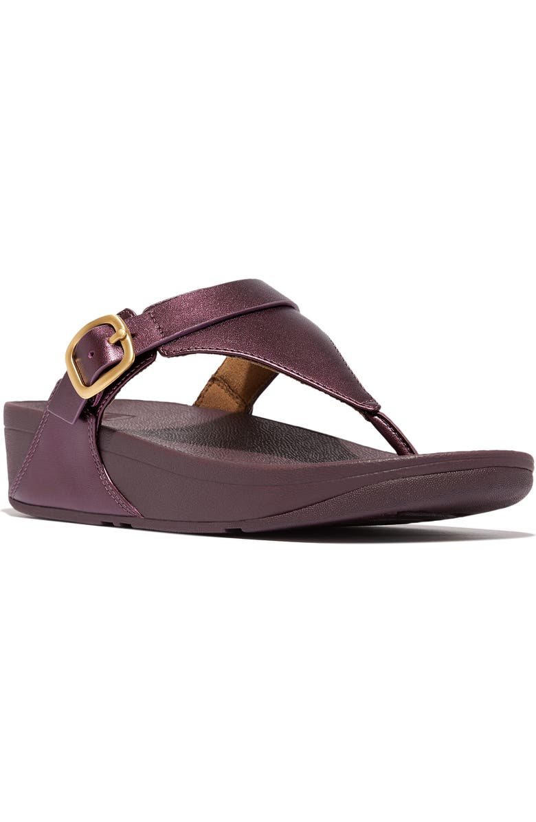 FitFlop Lulu Platform Wedge Flip Flop, Main, color,