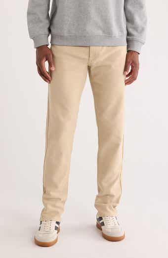 Flex Slim Straight Leg Stretch Twill Pants