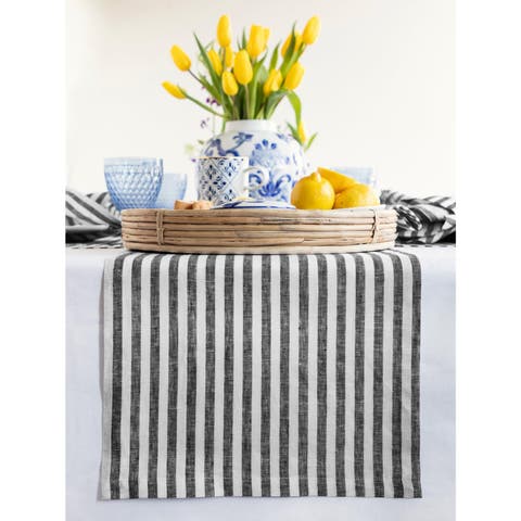 Linen Table Runner - Amalfi Stripe